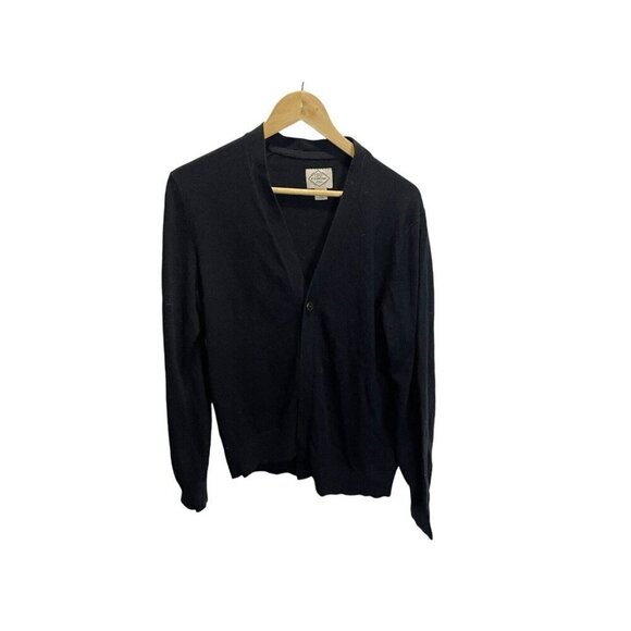 St. John’s Bay Black Knit Button Up  Cardigan Sweater S Casual Career - Picture 1 of 4